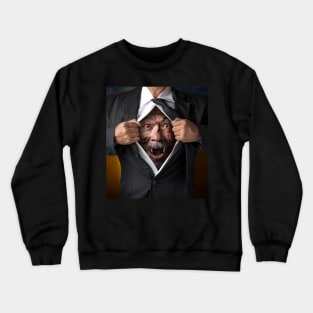 Zombie businessman Crewneck Sweatshirt